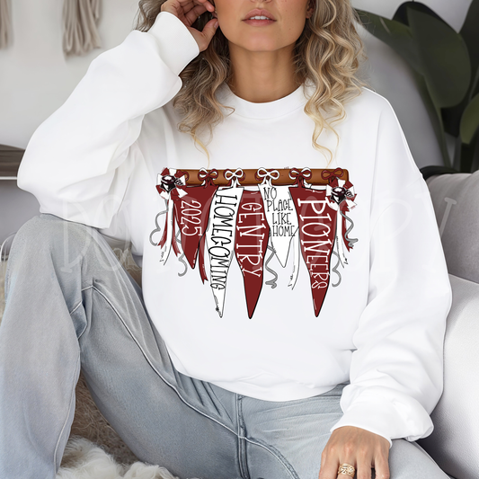 Gentry Pioneers Homecoming Pennants