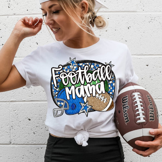 Football Mama - Blue