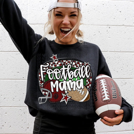 Football Mama - Maroon