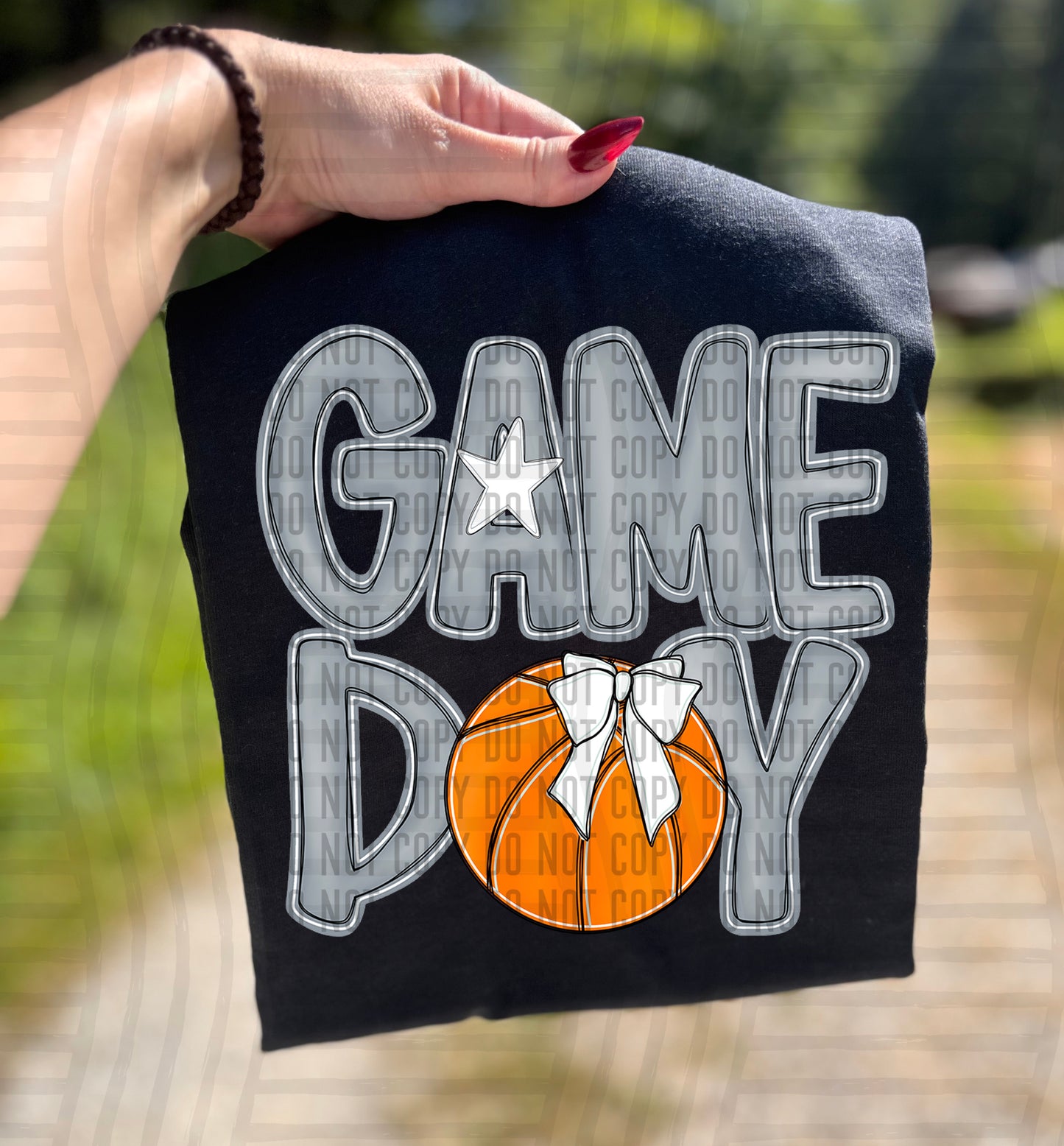 Game Day Basketball Grey