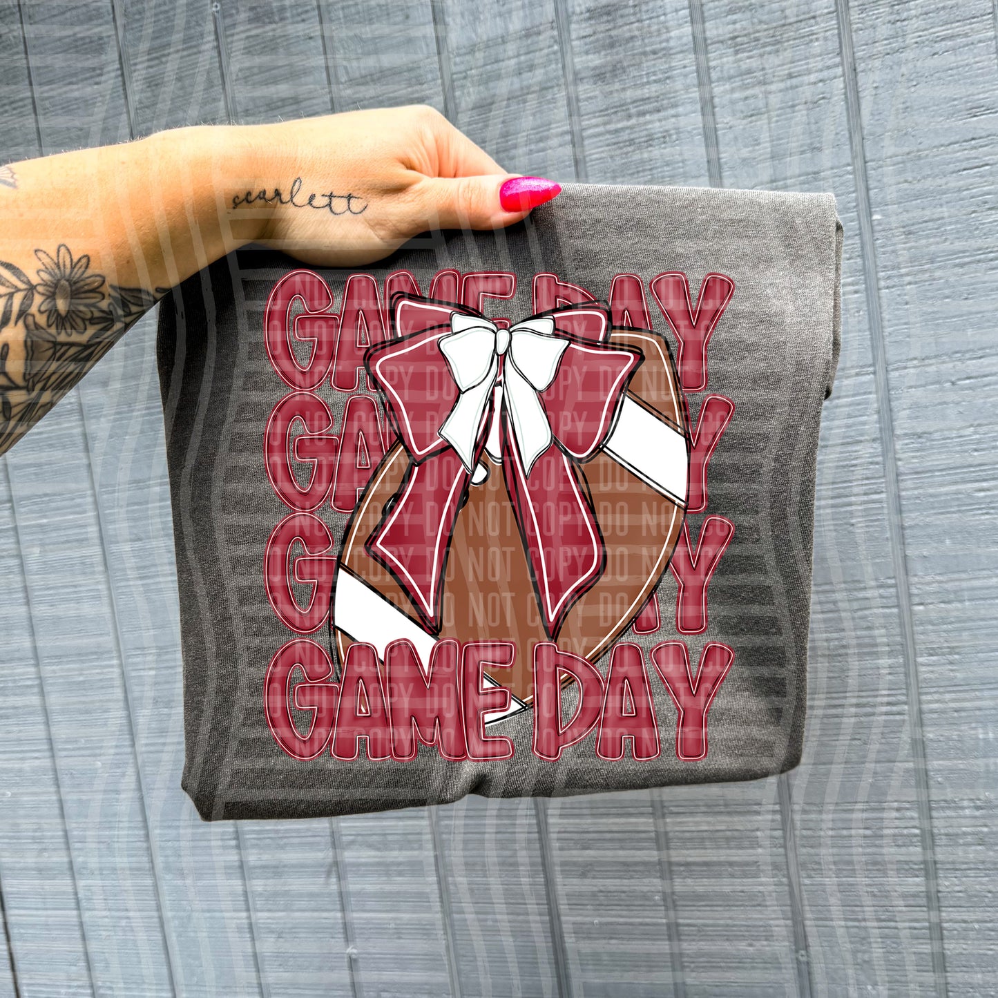 Game Day Maroon Football