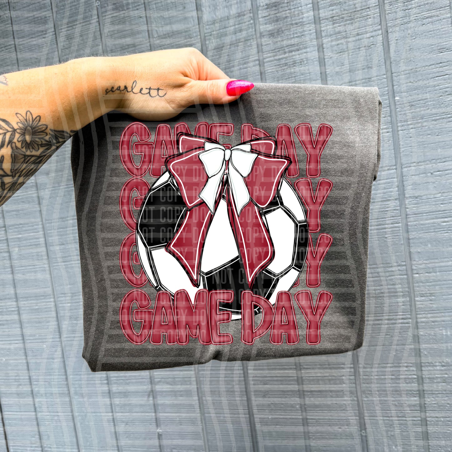 Game Day Maroon Soccer