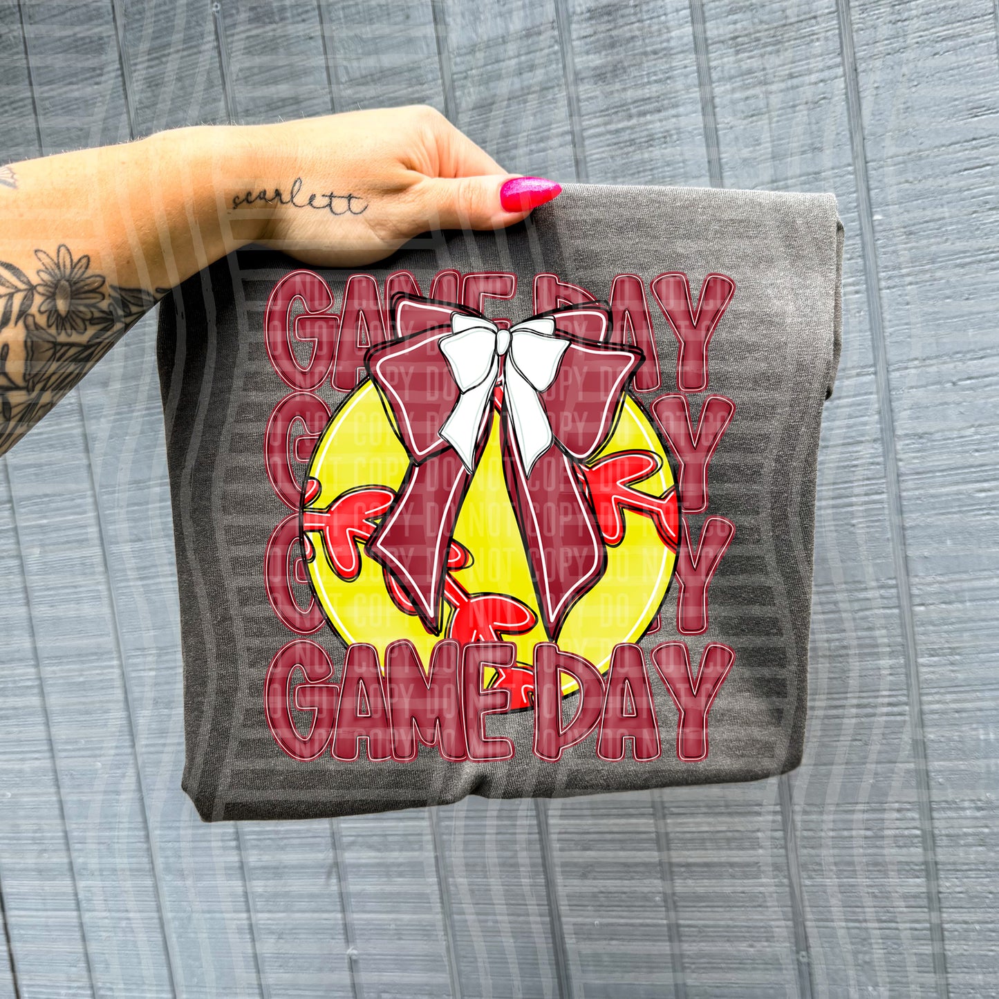 Game Day Maroon Softball