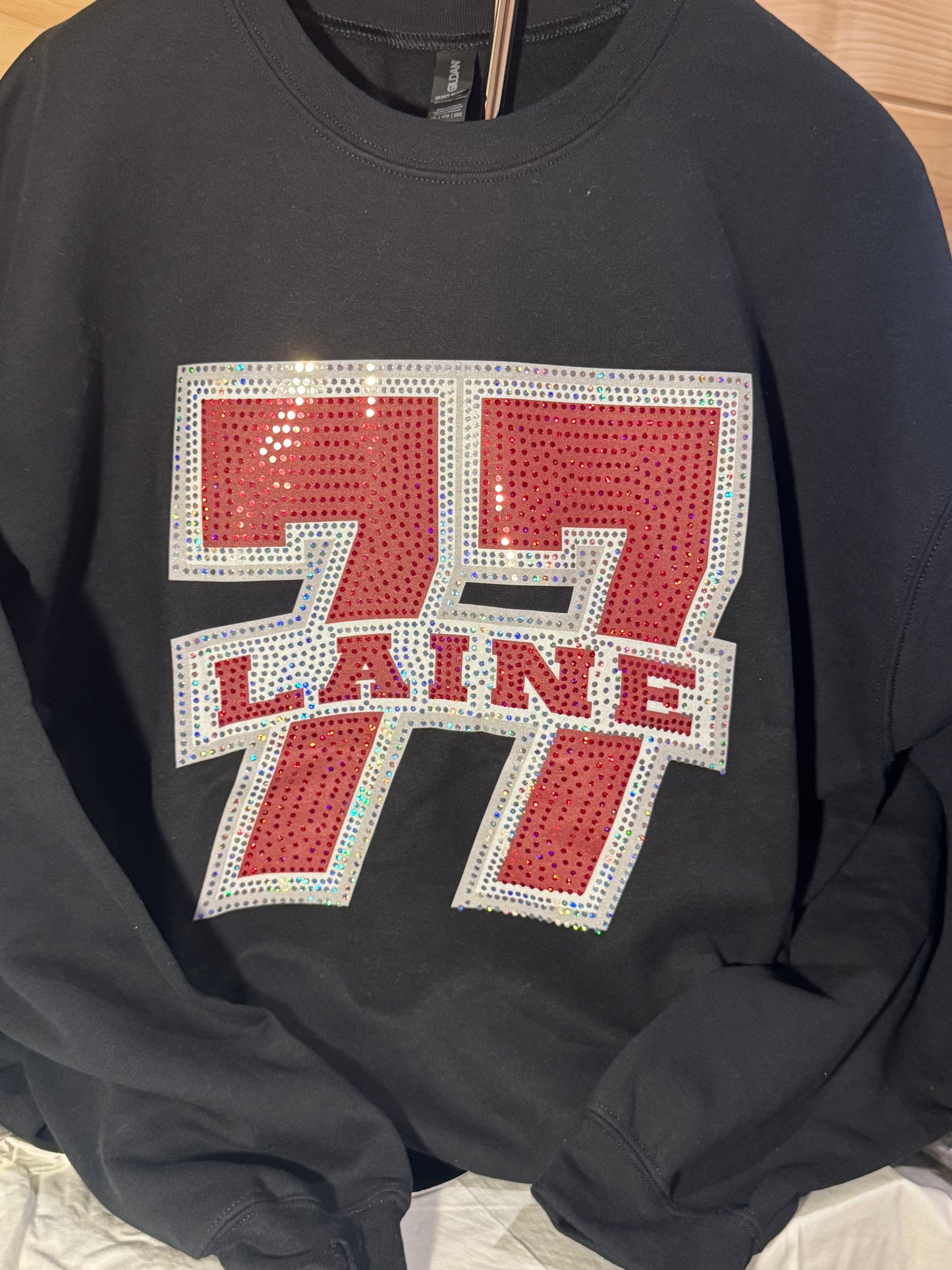 Custom Name and Number Spangle